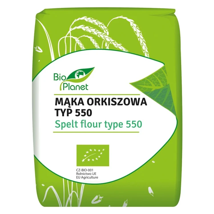 MĄKA ORKISZOWA JASNA TYP 550 BIO 1 kg - BIO PLANET.webp