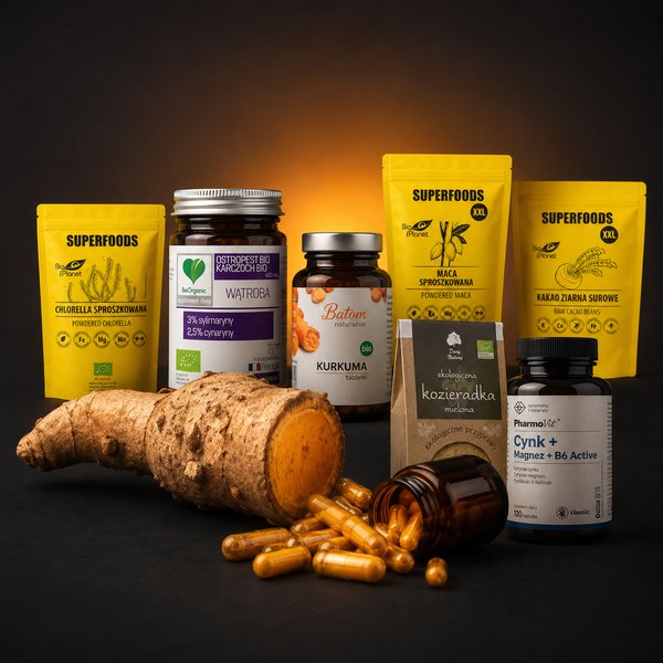 Suplementy, super food